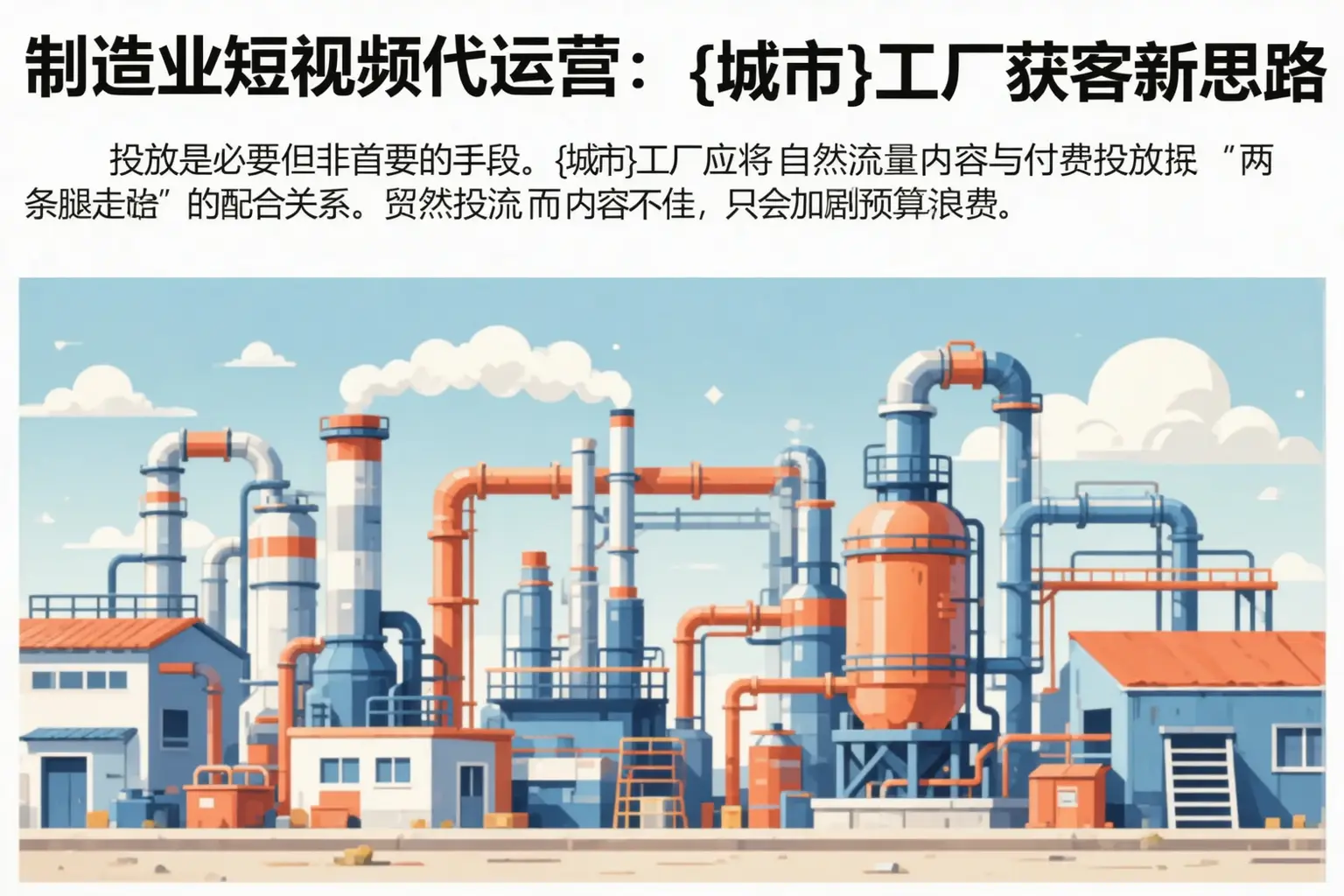 制造业短视频代运营:万安工厂获客新思路
